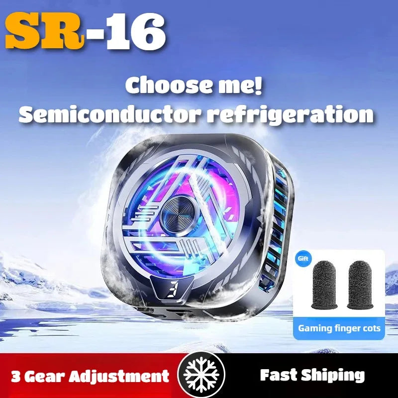Magnetic Back clip Mobile Phone Cooler Silent Semiconductor Cooling Radiator Phones The Ultimate Summer Cooling Gadget