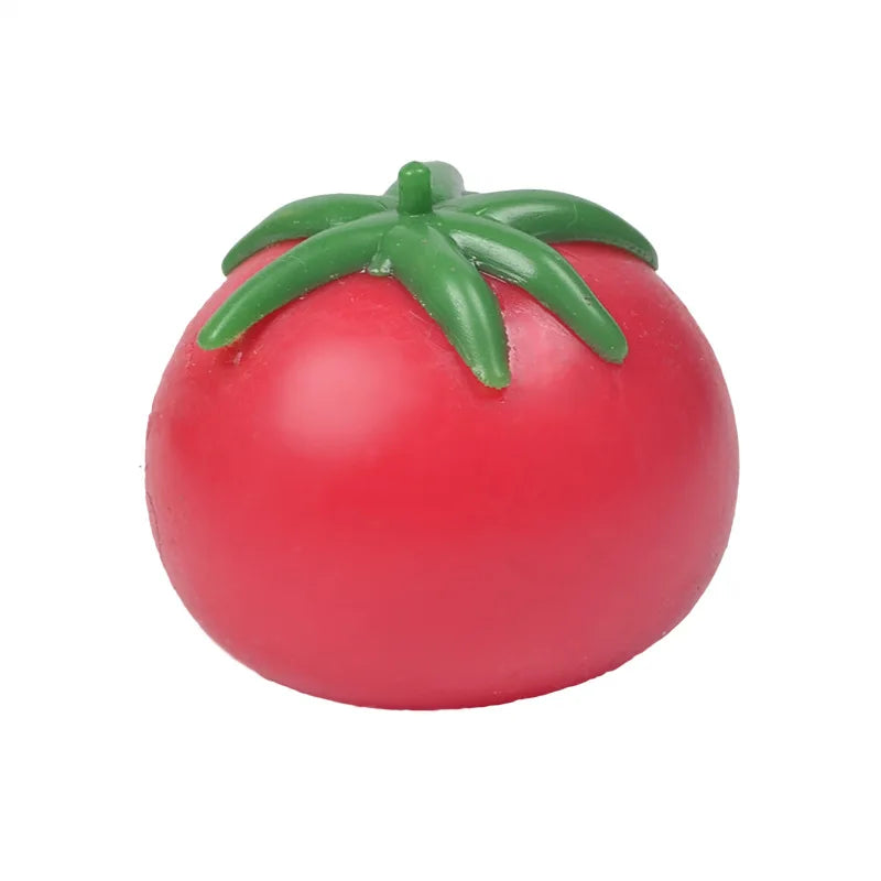 Summer  Taba Squishy Water Polo Tomatoes Water Fights Fruits Tomatoes Novelty Fidget Toys Falling Can't Be Broken Autism Toys