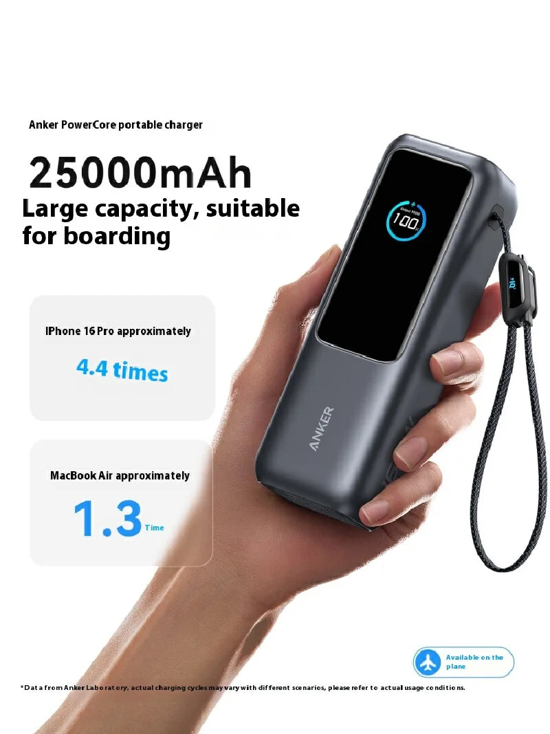 Anker Energy Cabin 165W High-Power Large Capacity Power Bank 20000+mAh Fast Charging Mobile Power Bank Suitable for Air Travel