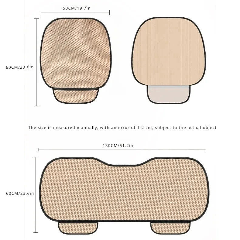 Summer Cool Car Seat Cushion, Breathable Comfort Drivers Seat Covers with Storage Bag, Car Protector Accessories for Truck, SUV