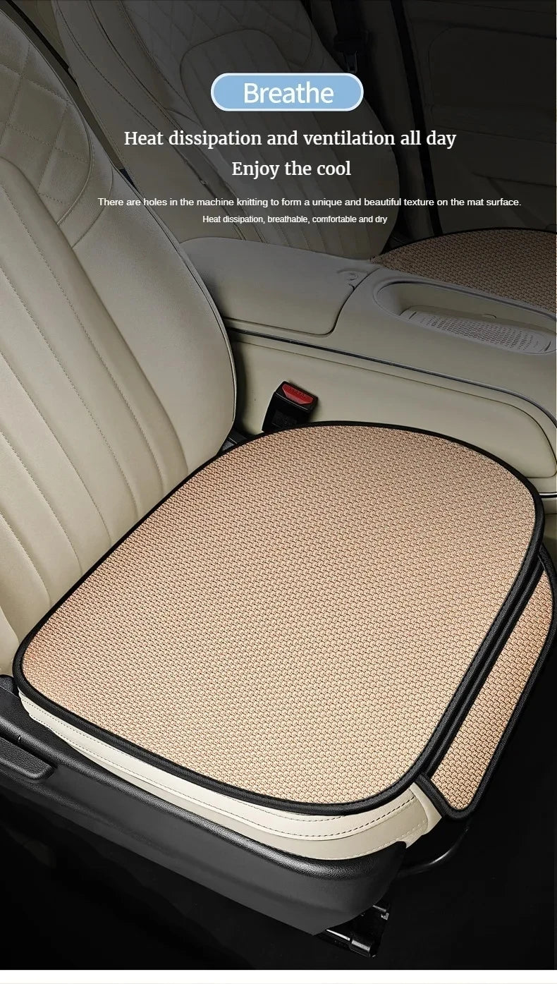 Summer Cool Car Seat Cushion, Breathable Comfort Drivers Seat Covers with Storage Bag, Car Protector Accessories for Truck, SUV